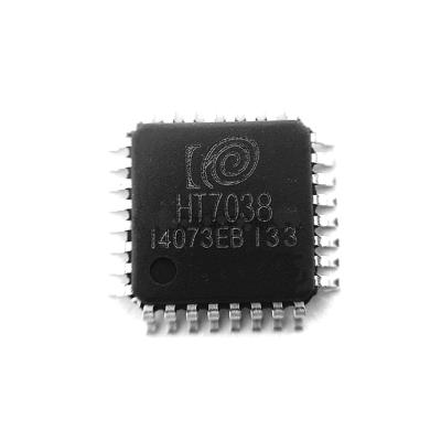 China / new IC regulator chip, integrated circuits, electrical Multifunctional Chip SPI Interface Three Phase Power Electronics HT7038 LQFP -32 for sale