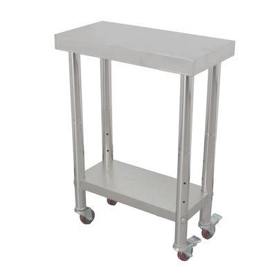 China Assembly factory wholesale price stainless steel table with wheels for sale