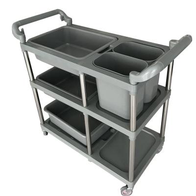 China Good Quality Assembly Food Service Trolley For Collecting Garbage With Good Price for sale