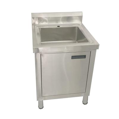 China Modern Factory Price Customized Commercial Size Sink Cabinet For Cooker for sale