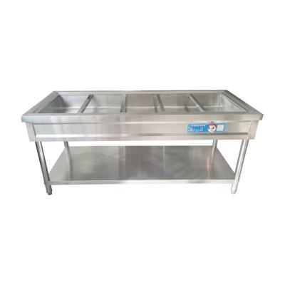 China Hot Sale 5 Treshin Assembly Pan Kitchen Commercial Food Hot Sale 5 Table for sale