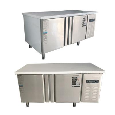 China Double-temperature Commercial Treshin Fridge 2 Storm Doors Freezer with Stainless Drawer Undercounter Fridge for sale