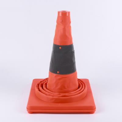 China Pavement Safety Hot Sale Flexible Road Traffic Cone Safety Cone for sale