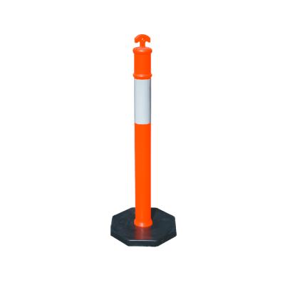 China Road Equipments Wholesale High Quality Flexible Red Road Safety PU Warning Column for sale