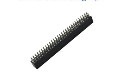 China 1*40 Pin 1.27mm Round Female Pin Header with Single Row 1 AMP Current for sale