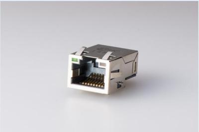 China SMT RJ45 Connector , Female PCB Surface Mount RJ45 Jack 10 / 100 Base - T for sale