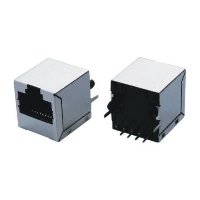 China Vertical Filter Socket RJ45 Single Port Integrated For Industrial Use for sale