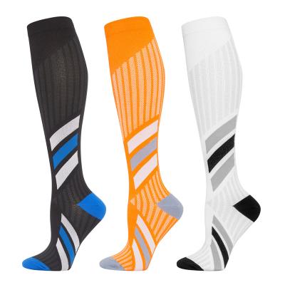 China Breathable High Quality Outdoor Running Fitness Sports Fashion Tube Calf Long Compression Socks for sale