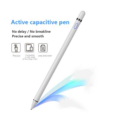 China Universal Mobile Phone Smart Pencil Touch Stylus Pen With Fine Tip For Android Active Drawing Capacitive Screen Phone for sale