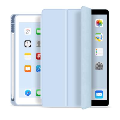 China Auto Sleep Wake Leather Flip Stand Pen Slot Case For iPad Pro 11 12.9 Case for sale