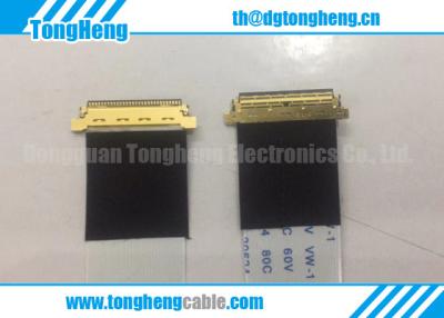 China 30P/40P I-pex Connector Terminated Laminated FFC Cable for sale