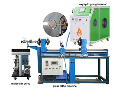 China Drehbares allgemeinhinvakuumwissenschaftliche Glasdrehbank mit Oxyhydrogenfackel zu verkaufen