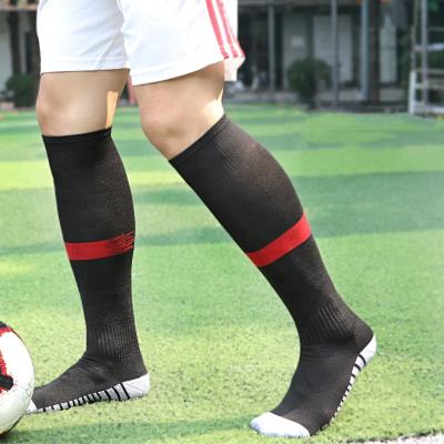 China Wholesale Breathable Nylon Polyester Fashion Custom Grip Soccer Socks for sale