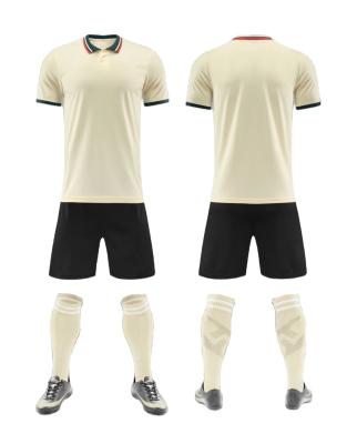 China Good Quality Breathable Quick Dry Sublimation Soccer Jersey Sets Breathable Comfortable Suitable Price Custom Kits for sale