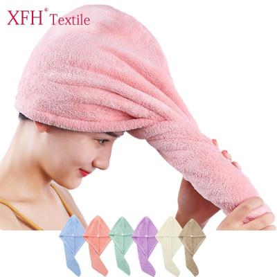 China QUICK DRY GOOD PRICES Towel Women Wrap Women's Curly Absorbent Barber Hair Towel Microfiber Turban Towel Curly Absorbent Hair Towel for sale