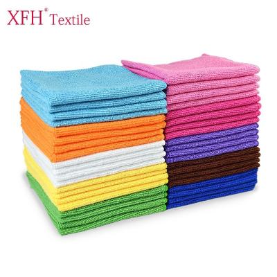 China Wholesale Viable Absorbent Multicolor Custom Microfiber Cloth Kitchen Towel Car Cleaning Cloth Soft Hand Towel Microfiber Towel for sale