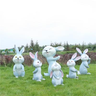 China Europe Good Quality Fashion Resin 3D Life Size Craft Animals Statue For Garden Christmas Decoration for sale