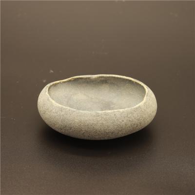 China Japanese style flower pot modern wholesale stone succulent planter for home and office decoration for sale