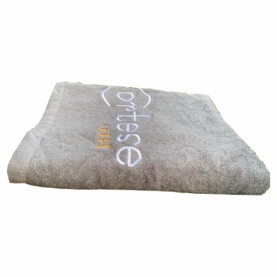 China High Quality Cotton Bath Towels Gray Towels Bath Towels With Embroider Logo for sale