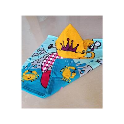 China Wholesale Cheap High Quality Child Safe Universal Towel For Kids Superdry Beach Towel Kids Custom Printed Hooded Beach Towel for sale