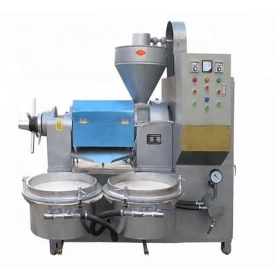 China High oil yield efficiency 6YL-130 sesame rapeseed corn oil press machine/automatic combined oil press machine production line for sale