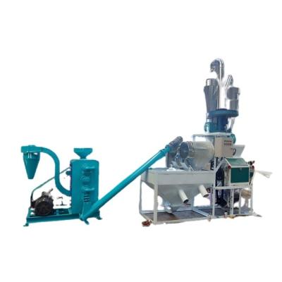 China High efficiency full automatic commercial maize 20T maize mill machine / corn flour production line / flour milling equipment for sale