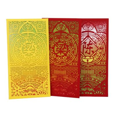 China China Wedding Card Design Suppliers Luxury Handmade Custom Printing Lace Greeting Card Laser Cut Happy Birthday Card for sale