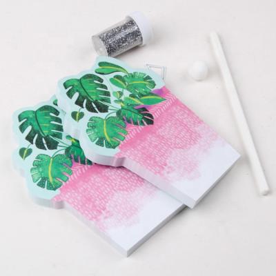 China Cumtomzied Shaped Loose Leaf Design Notepads Full Color Printing Notepad Beautiful for sale