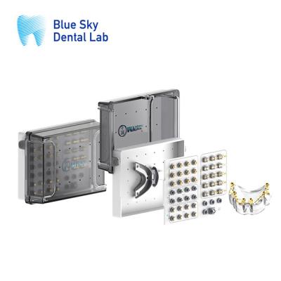 China Cuerpo de escaneo dental de piezas doradas compatible con sistemas CAD / CAM en venta