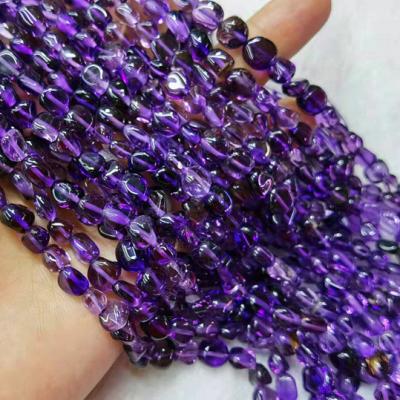 China Polished Beads Tumble Gemstone Cut Quality Natural Soft Amethyst Irregularity Shape Loose Stone Beads Tumble For Jewelry Making for sale