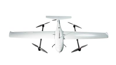 China Compacto de larga duración de ala fija híbrido Vtol Drone de despegue vertical UAV aterrizaje en venta