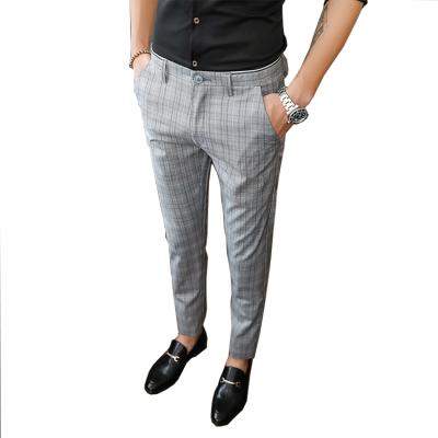 China Hot Selling Online Store Men's Clothing Men's Formal Plaid Pants Casual Men's Twill Pants Trousers QUICK DRY For Men for sale