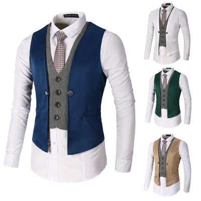 China QUICK DRY Buttons Invest For Slim Fit Formal Clothes Shirt For Men Suit Vest for sale