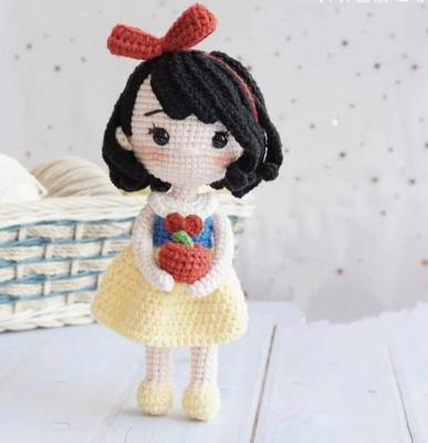 China Handmade Crochet Sunny Doll Knitting Cartoon Dolls Crafts Toys for sale