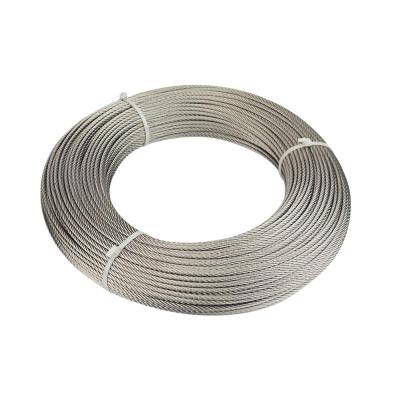 China Uniform Surface 2mm Bright Stainless Steel Wire Rope for sale