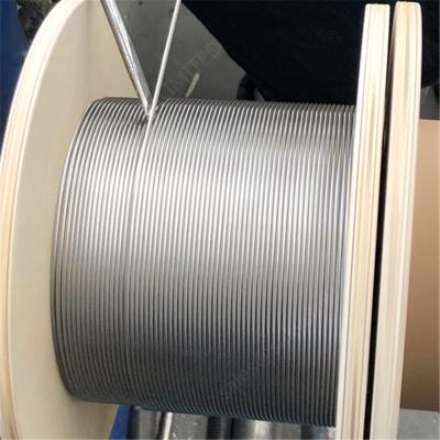 China Uniform Bright Outdoor Cable Cheap Price Fencing Stainless Steel Wire Rope 1/8