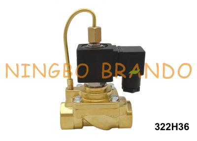 China 3/4'' 322H36 Parker Type High Pressure Solenoid Valve Normally Open 24V 220V for sale