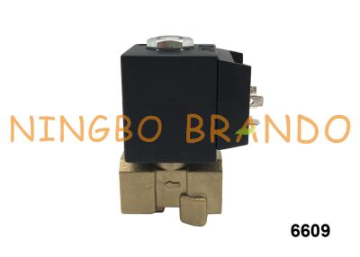 China 6609 6011 Tipo CEME Válvula solenoide de latón G1/8'' 2 vías NC 24VDC 110VAC 220VAC en venta