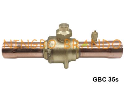 Κίνα GBC 35s 1 3/8'' Danfoss Type Refrigeration Ball Valve With Access Port 009L7567 προς πώληση