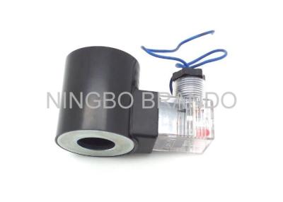 Cina del solenoide 220V della bobina bobina di plastica pneumatica nera del solenoide della valvola di impulso del cavo di volo di fine normalmente in vendita