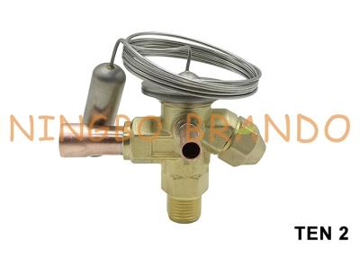 China TEN 2 R134a Refrigeration TXV Thermostatic Expansion Valve 068Z3385 068Z3386 for sale