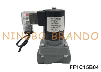 China 1/2' Anti-Korrosions-CPVC-Solenoidventil für Säure-Alkalichemie 220V 110V 24V zu verkaufen