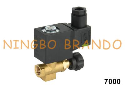 China Válvula solenoide de latón tipo 7000 OLAB para máquina de planchar a vapor 1/4 '' 220V 230V en venta