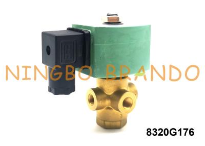 China 1/4'' 8320G176 3-Way Brass Normally Closed AC110V AC120V NT Series ASCO Type Solenoid Valve for sale