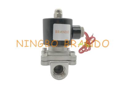 China Solenoide válvula de solenoide elétrica de aço inoxidável normalmente fechada de 2S160-15 válvula G1/2 bonde” para o ar da água à venda