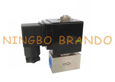 China 180 bar High Pressure Normally Closed Solenoid Valve 1/4'' 3/8'' 220V 110V 24V for sale