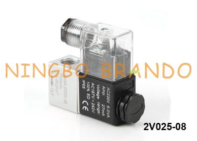 China 2V025-08-DC24V Airtac Type Pneumatic Solenoid Valve 24V DC 1/4'' for sale