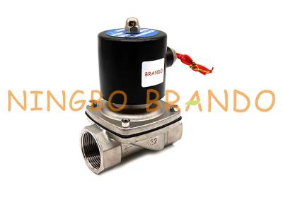 China 2S350-35 SUW-35 1-1/4'' DN35 Stainless Steel Fluid Solenoid Valve for sale