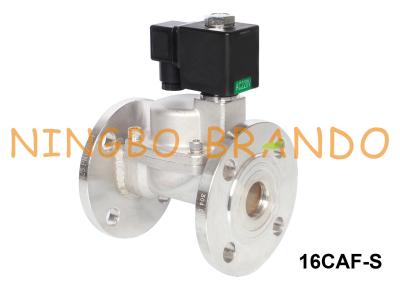 China 1'' 1 1/4'' 1 1/2'' 2'' Flanged Stainless Steel Solenoid Valve Steam 24V 220V for sale