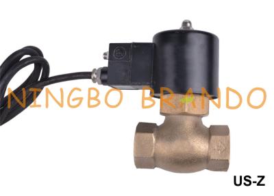 China Explosion Proof Hot Water Steam Brass Solenoid Valve 24V 110V 220V for sale